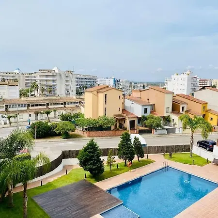 Luminoso Con Piscina Appartement Roses